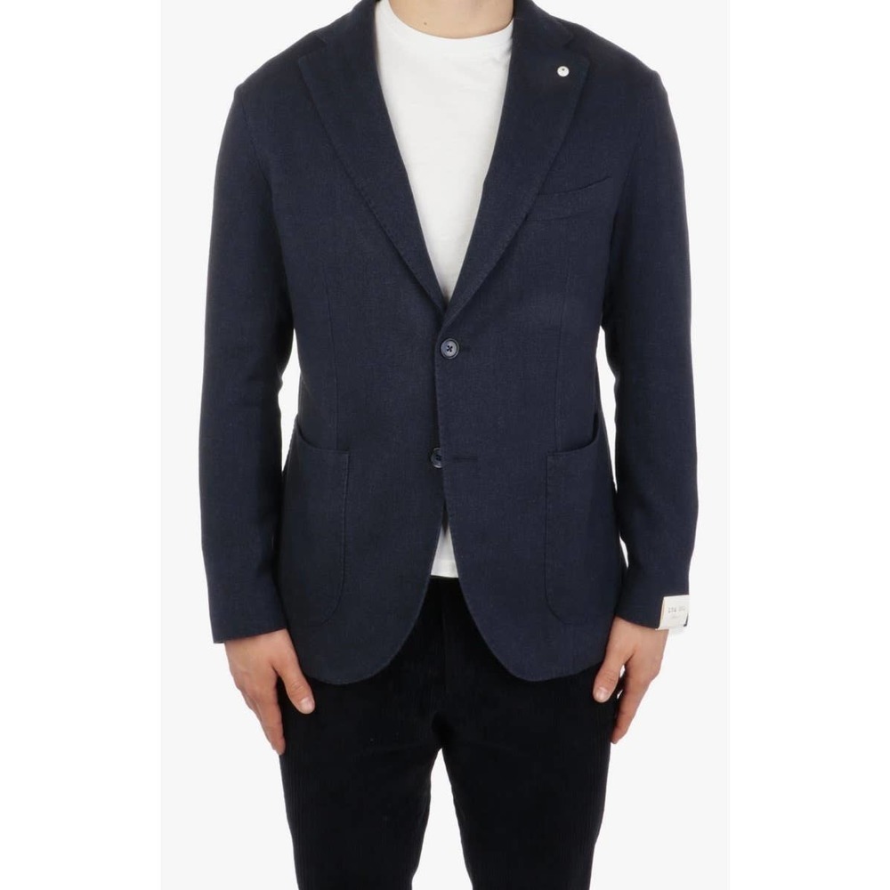LBM 1911 MEN'S HARRINGBONE COTTON BLAZER 52R